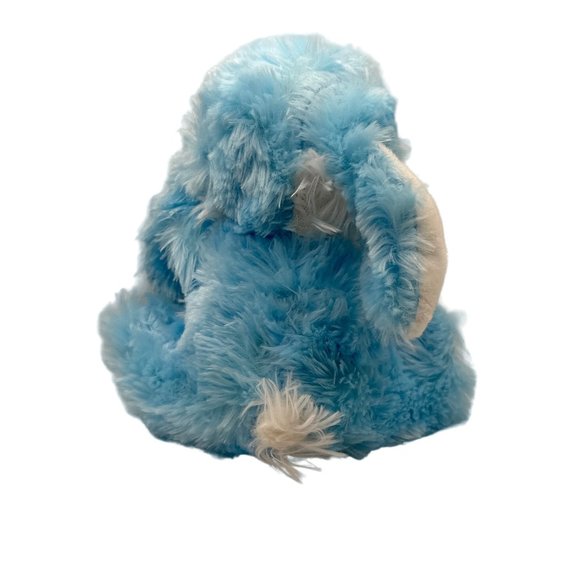 Dandee Collectors Choice 8” blue white super soft blue bow bunny plush ages 3+ - Picture 2 of 5